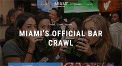 Desktop Screenshot of miamibarcrawls.com